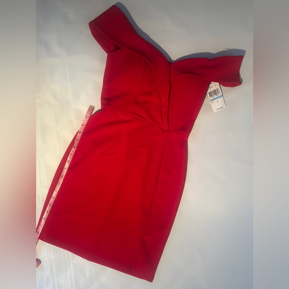 NWT🔥Red Off-Shoulder Dress Sz 5